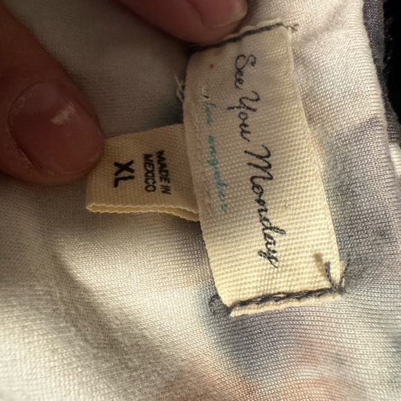 SEE YOU MONDAY Tie-Dye V-Neck Dress - Picture 5 of 5